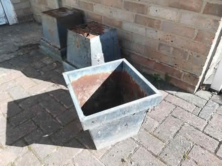 Photo of free Steel plant containers (Cholsey/Wallingford OX10) #1