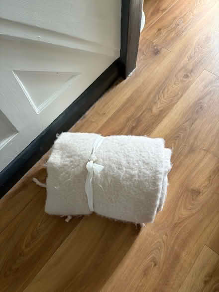 Photo of free Cream faux mohair throw (Morrell Avenue OX4) #1
