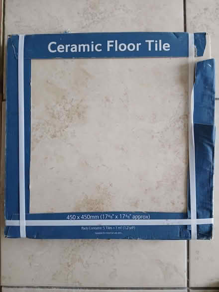 Photo of free 7 packs of ceramic floor tiles (7m2) (Welling DA7) #1