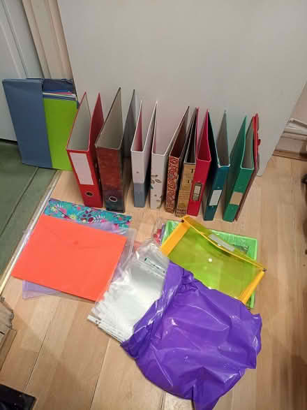 Photo of free Ring binders, folders, stationery (Boscombe BH5) #1
