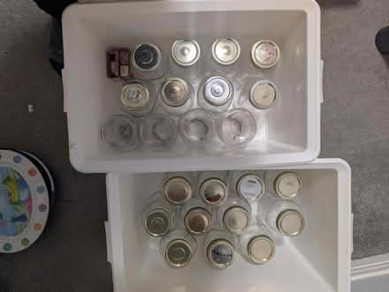 Photo of free 23 one litre/quart mason jars (Unionville) #1