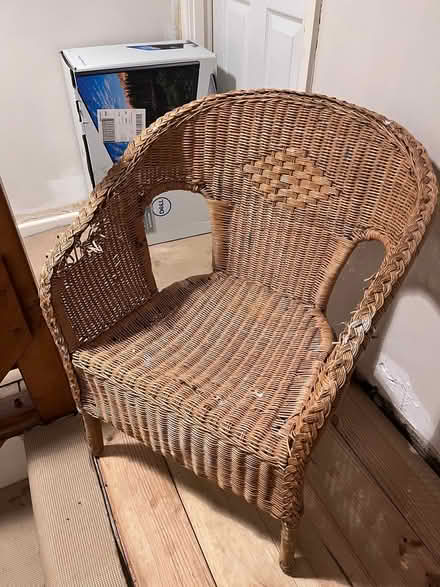 Photo of free Wicker chair (Kennington, Oxford, OX1) #1