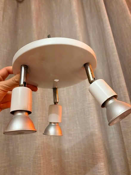 Photo of free 3 bulb light fitting (Witham CM8) #3