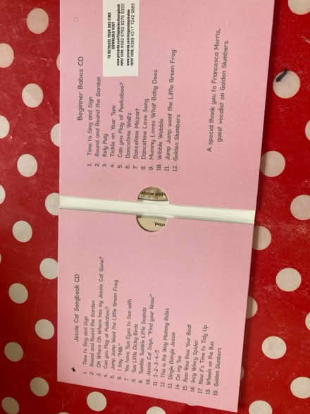 Photo of free Jessie Cat CD - from Sing & Sign (High Street, Twerton BA2) #2