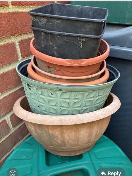 Photo of free Plastic plant pots, orchid, ceramic pot (Woodlands TW7) #1