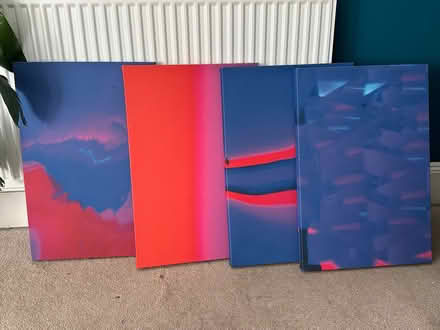 Photo of free 4 matching abstract art prints (Catford SE6) #1