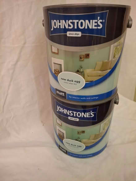 Photo of free Emulsion paint. Johnstone's "new duck egg" (Penrith CA11) #1