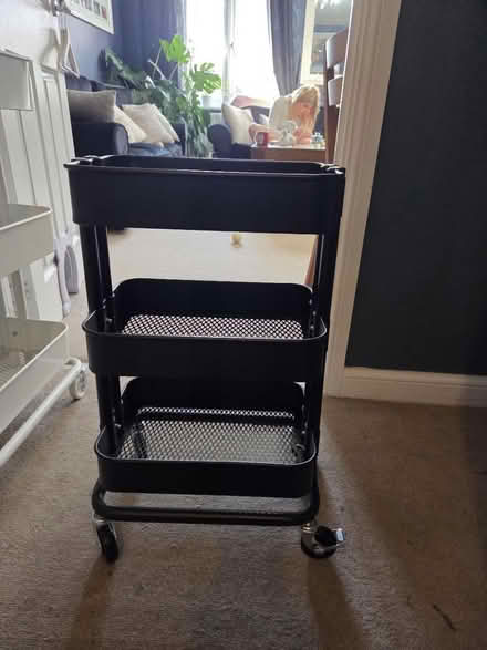 Photo of free Small black trolley (RG2 Shinfield) #1