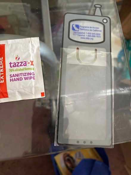 Photo of free Plastic magnifier + sanitizer wipe (Mitty High area) #1