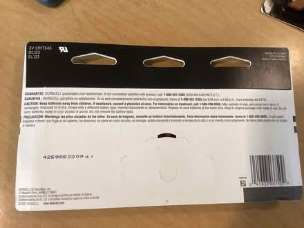 Photo of free 123 lithium batteries (North west Seattle) #2