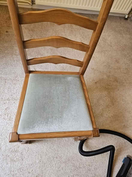Photo of 4 oak dining chairs (Oakdene, Chobham GU24) #2