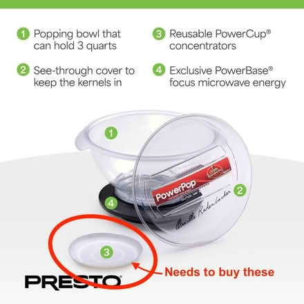 Photo of free Presto Popcorn Popper Needs Lining (5 Latham Street, San Rafael) #1