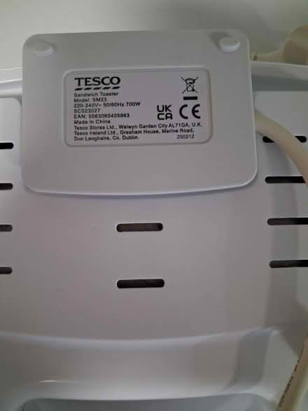 Photo of free Toasted sandwich maker (Woolton L25) #2