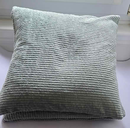 Photo of free Duck Feather filled Cushions with Mint Green Covers (Oxgangs EH13) #1