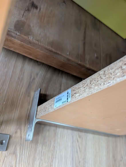 Photo of free IKEA Jarpen Shelves with Chrome Brackets x 2 (Mold CH7) #3