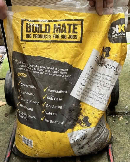 Photo of free Sharp Sand - half a bag (Long Melford CO10) #2