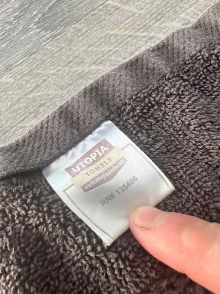 Photo of free Utopia Hand Towel. Dark Brown. (Southsea PO4) #2