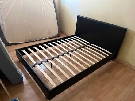Photo of free Double Bed with mattress (Tilehurst RG31) #1