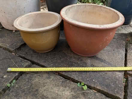 Photo of free 2 decorative terracotta pots (Cannon Park CV4) #1
