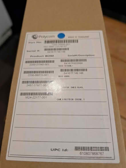 Photo of free Polycom trio collaboration kit, new (Wantage, OX12) #3