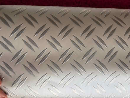 Photo of free Steel industrial chequerplate effect wallpaper- Unopened (Bilton CV22) #2