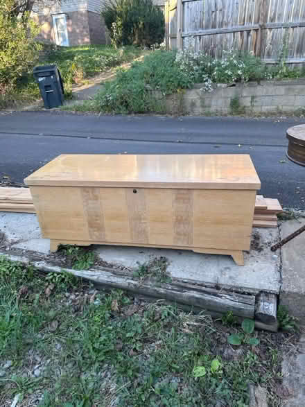Photo of free Table and chest (Service road 3-Between ave A&L) #2