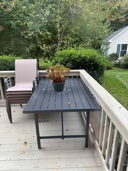 Photo of free Deck table (Newtown ct) #2