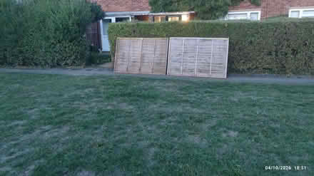 Photo of free Two fence panels (Fence LU1) #1