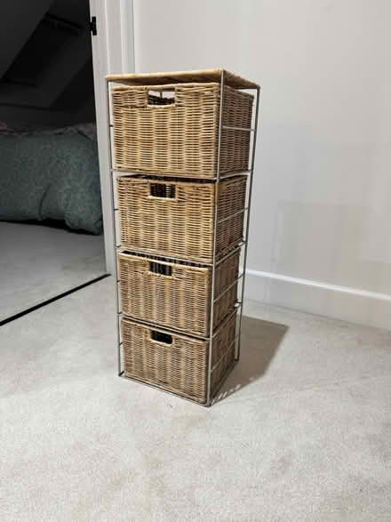 Photo of free Small wicker drawers (Elvin Crescent BN2) #1