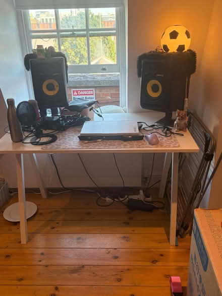 Photo of free Large white Ikea desk (Mile End E1) #1