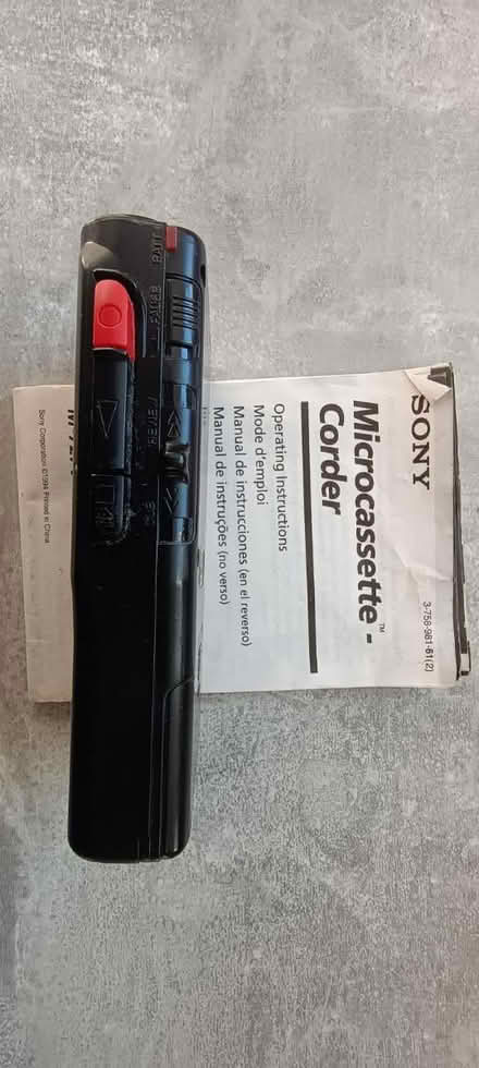 Photo of free Sony micro cassette recorder (Pagham PO21) #2