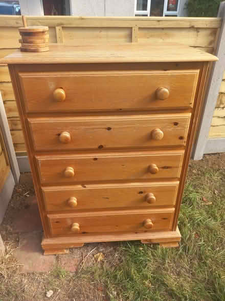 Photo of free Pine look chest of drawers (Marston OX3) #1