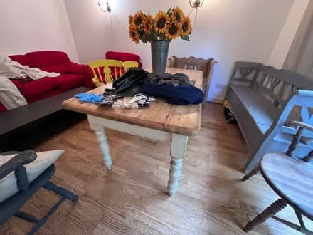 Photo of free Large farmhouse style wooden table. (St John's TN13) #1