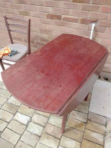 Photo of free Small Table + 4 matching chairs (Flitwick MK45) #1