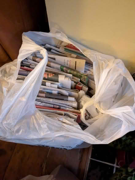 Photo of free Bag of Old Newspapers (Hartington Road BN2) #1