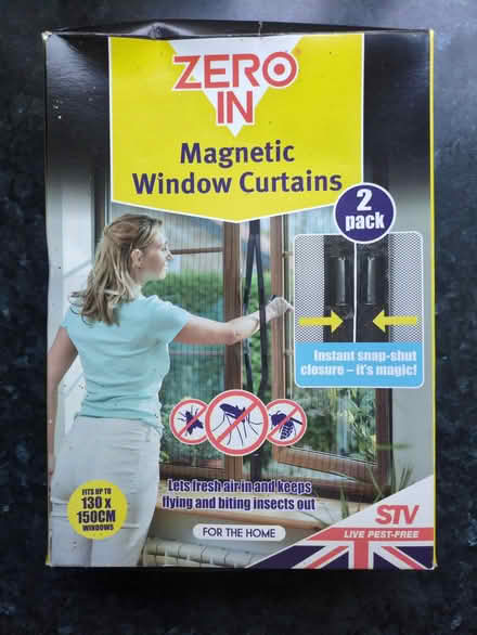 Photo of free 2 pack magnetic window curtains (Buckskin RG22) #1