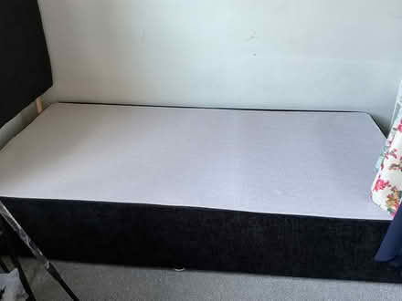 Photo of free Single Divan Bed Base with drawer VGC (Shepshed LE12) #1