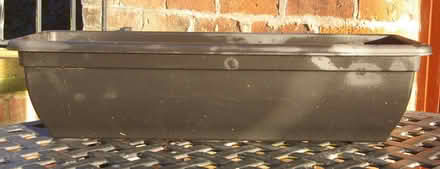 Photo of free Black plastic troughs for plants, 60cm long by x 20cm wide (Walton Superior WA4) #1