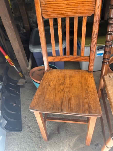 Photo of free Wood chairs (Kingston, NY) #1