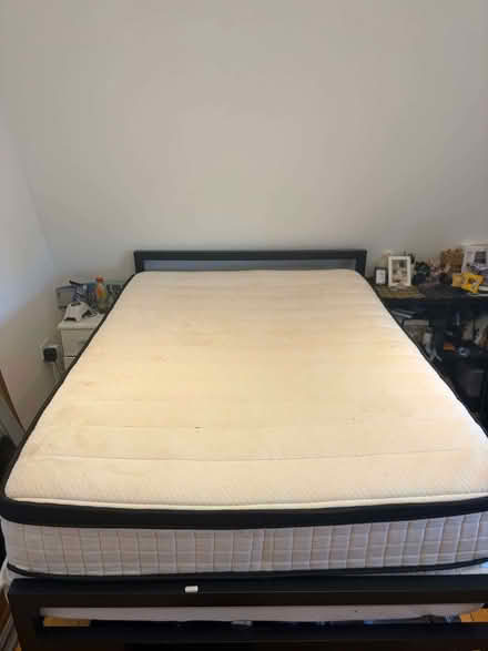 Photo of free Double Mattress - with fire label (Mile End E1) #1