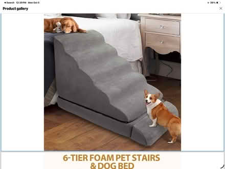 Photo of free Tall dog stairs for bed (Los Altos, CA) #1