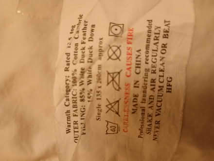 Photo of free 2 duvets - 1 single, 1 king size (Stroud GL5) #2