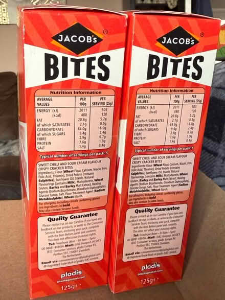 Photo of free Jacob Bites BB 01/27 4 Boxes (Hecky WF16) #2