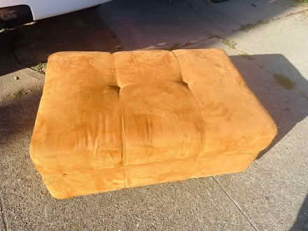 Photo of free Storage Ottoman, on wheels 36”x24” (Oakland) #1