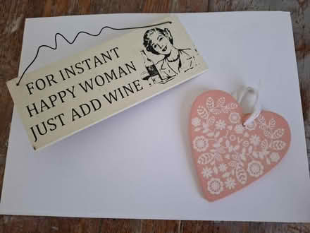 Photo of free 2 wooden plaques (Feltham TW14) #1