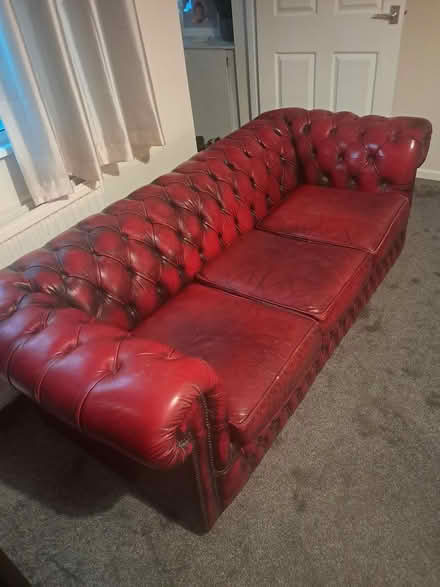 Photo of free Chesterfield sofa (Manchester M21) #1