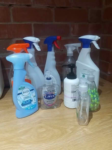 Photo of free 6 trigger bottles, 4 pump action bottles (Penwortham PR1) #1