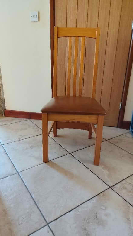 Photo of free 6 identical chairs. (Apperley GL19) #1