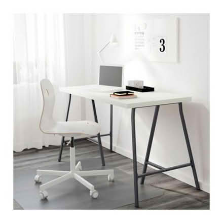 Photo of free IKEA: shelving unit + 2 trestles (Oldbury B68) #4