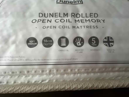 Photo of free King size Dunelm mattress (Burridge SO31) #2